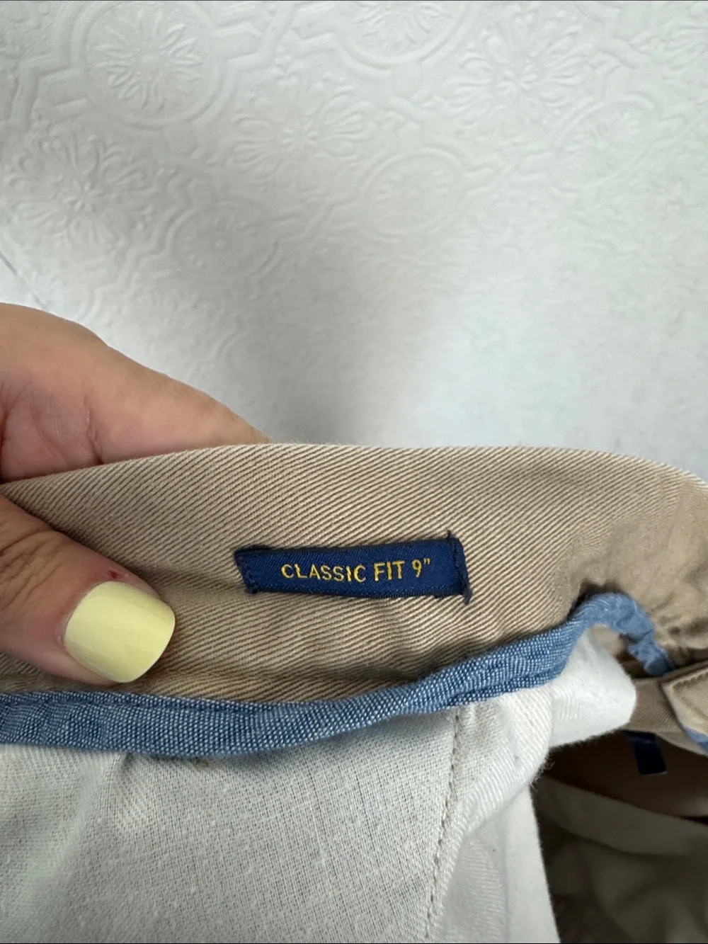 Polo Ralph Lauren Classic Fit 9” Shorts Men’s Size 38 Khaki Chino